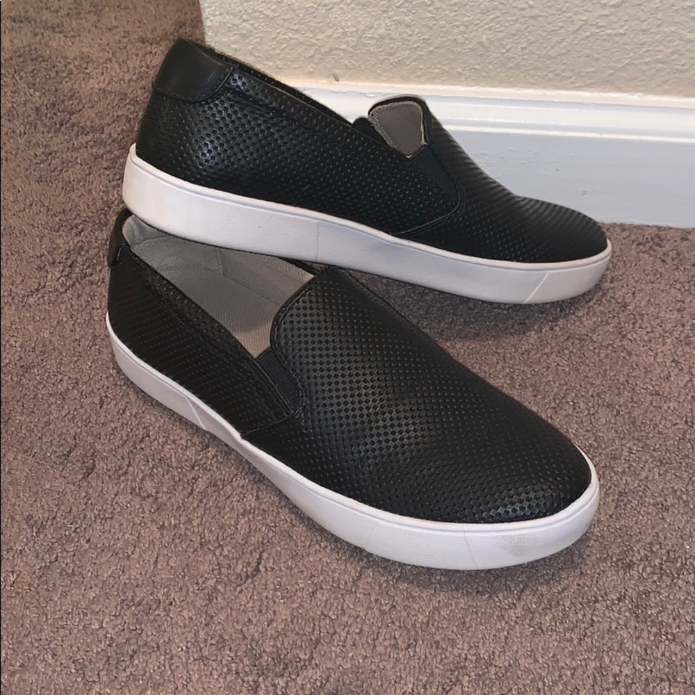 Black slip on shoes